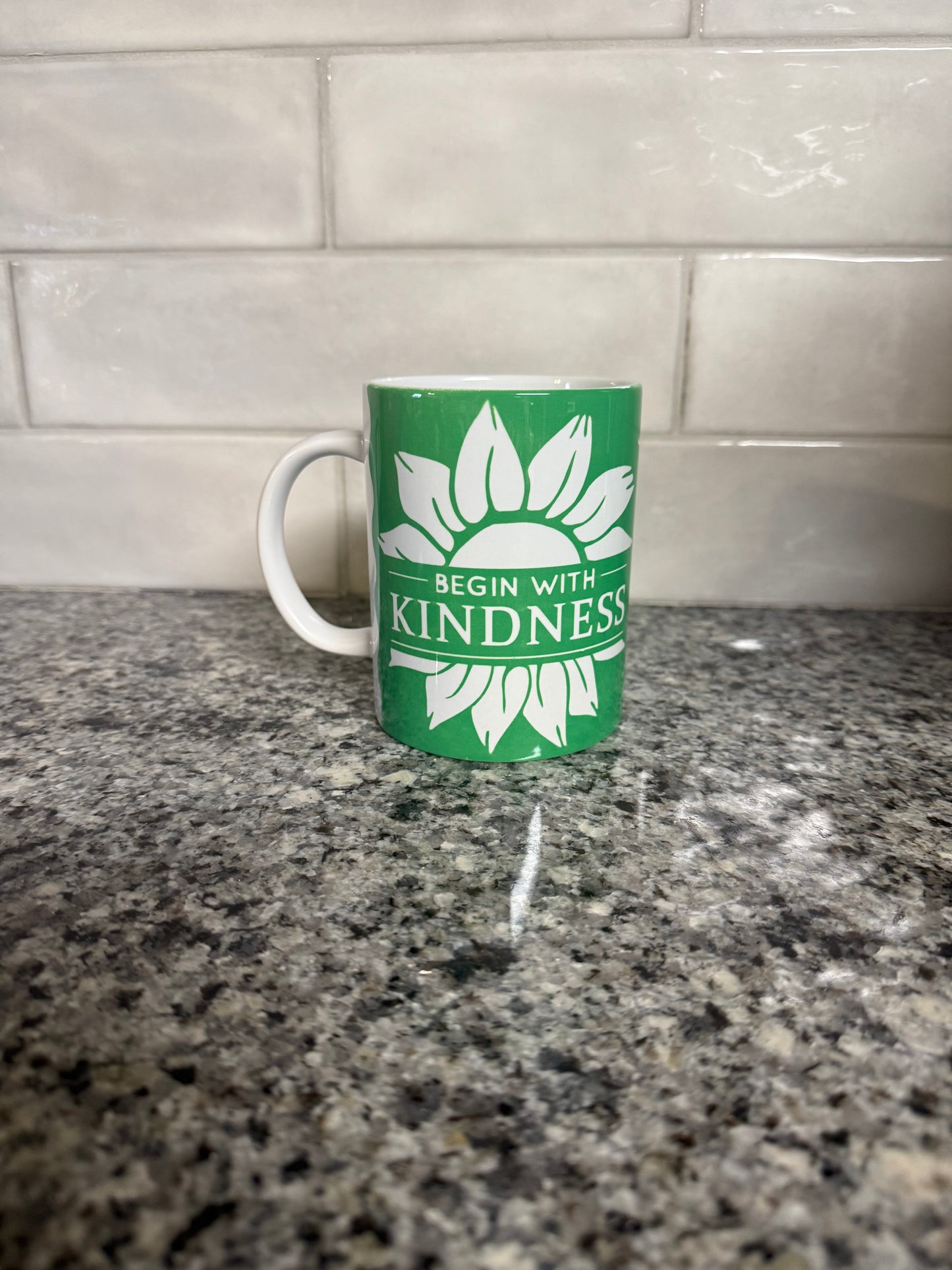 Coffee/Tea Mug - "Begin with Kindness"
