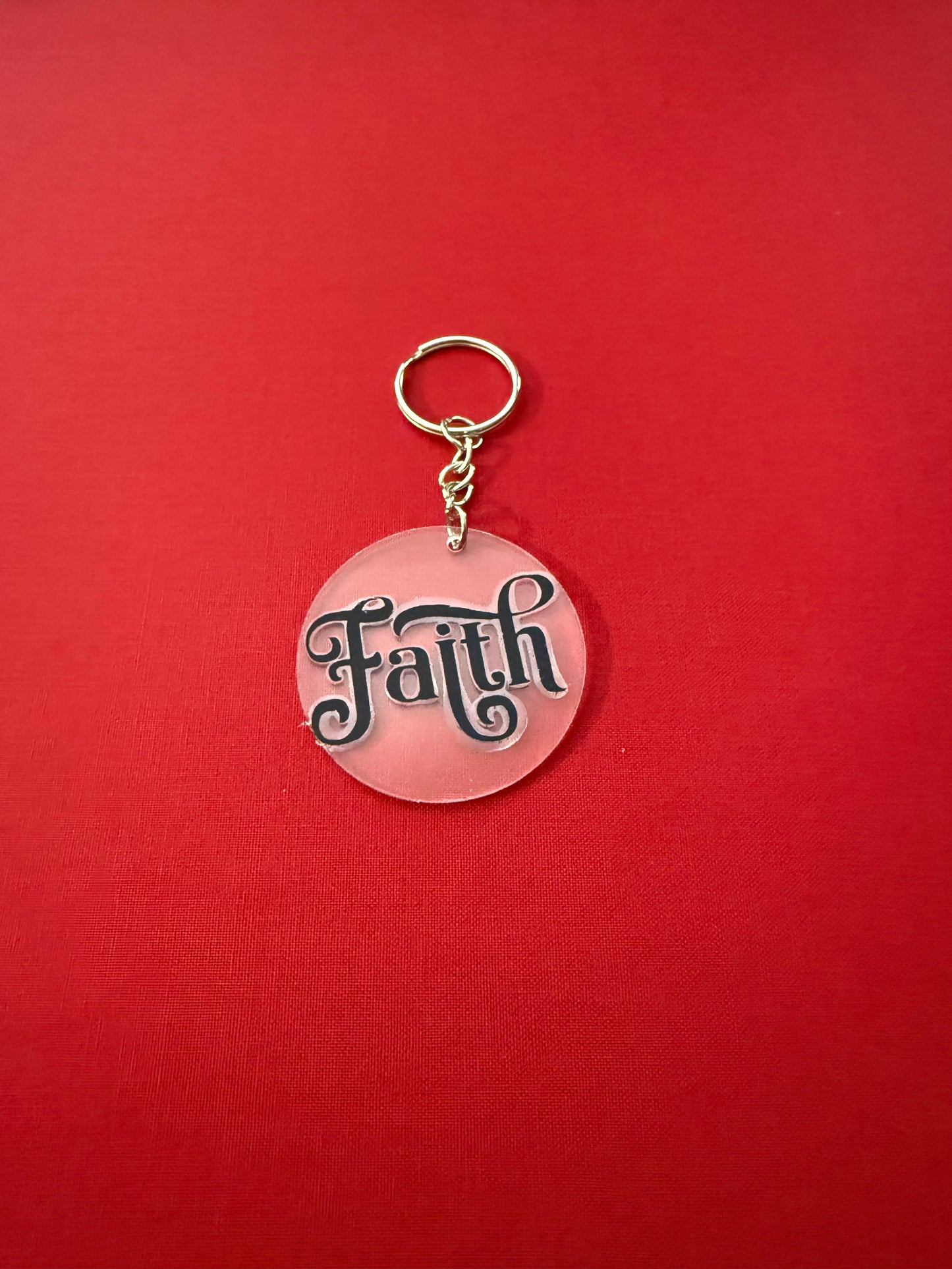 Acrylic Keychain - "Faith"