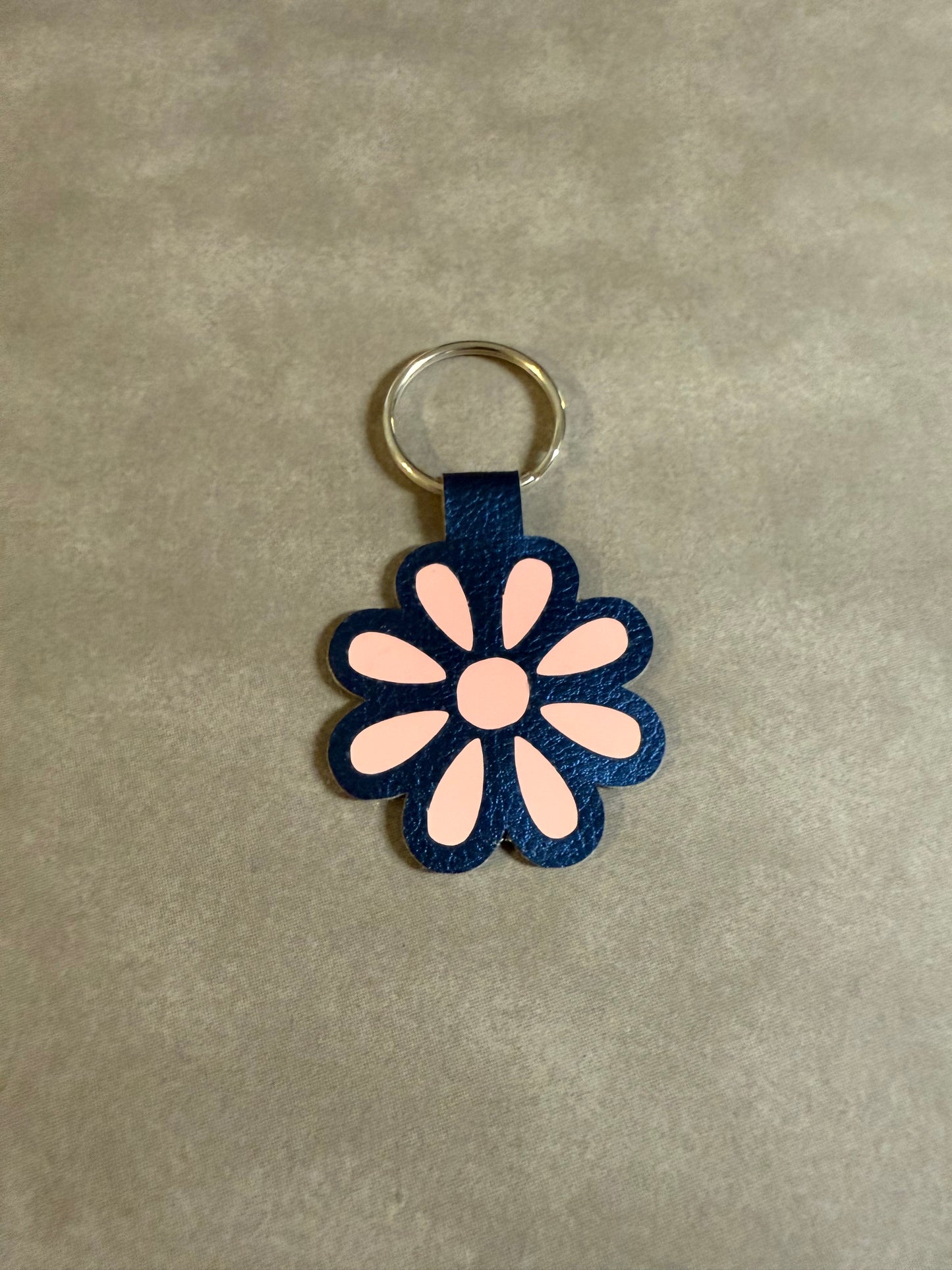 Keychain - Purple Flower