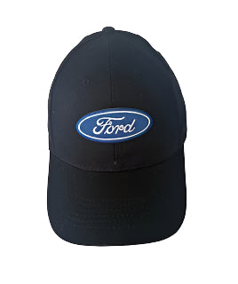 Men's black cap with Ford logo on a white background