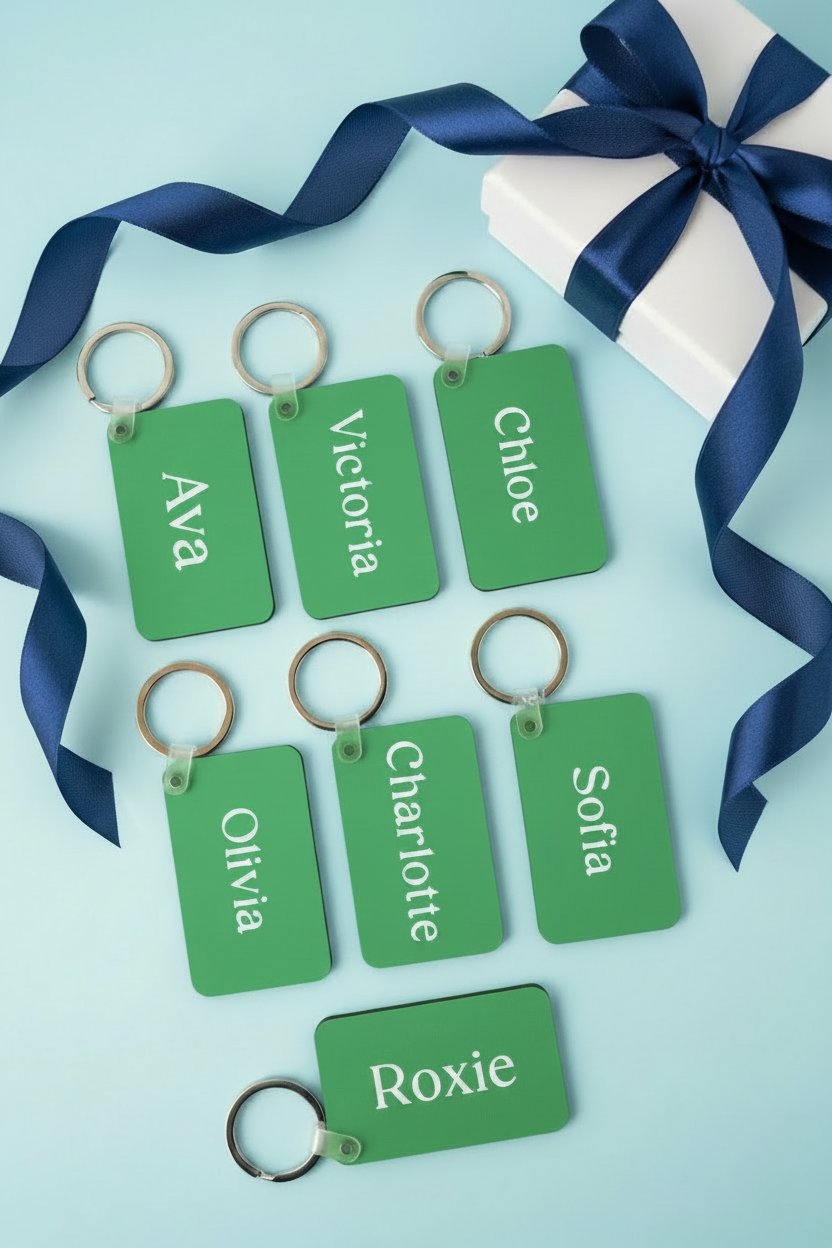 Personalized Women's Name Keychain – Custom Name
