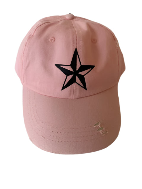 Pink Star Cap
