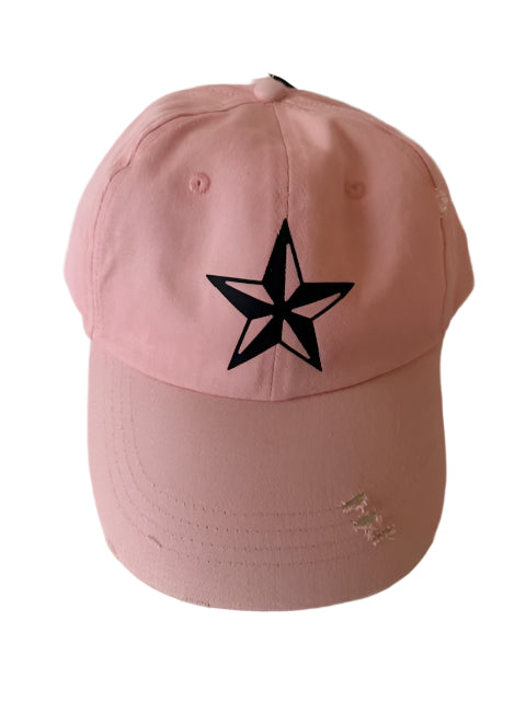 Pink Star Cap
