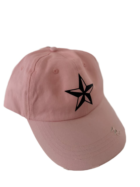 Pink Star Cap