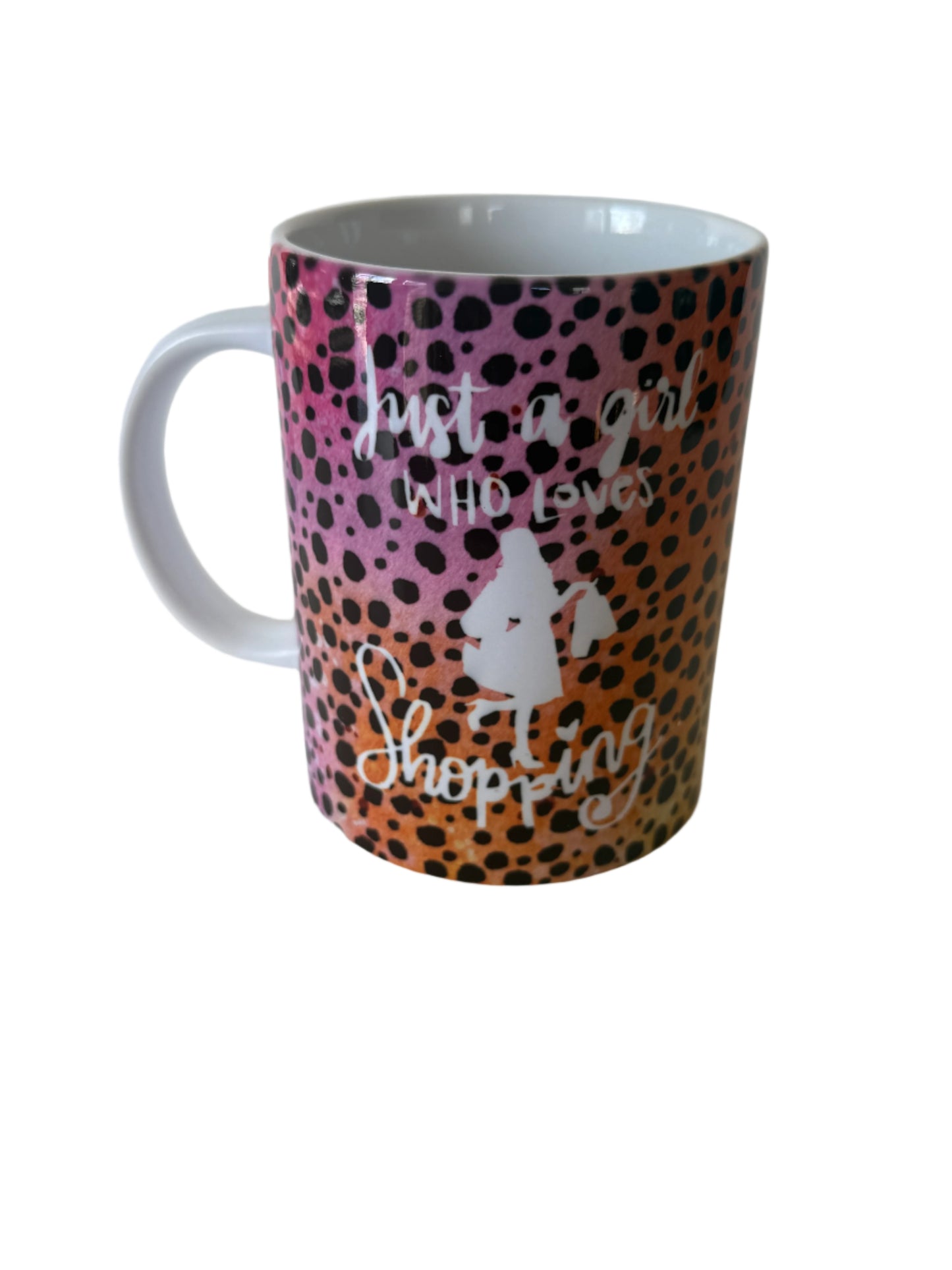 Coffee/Tea Mug - "Just a Girl Who Loves to Shop"