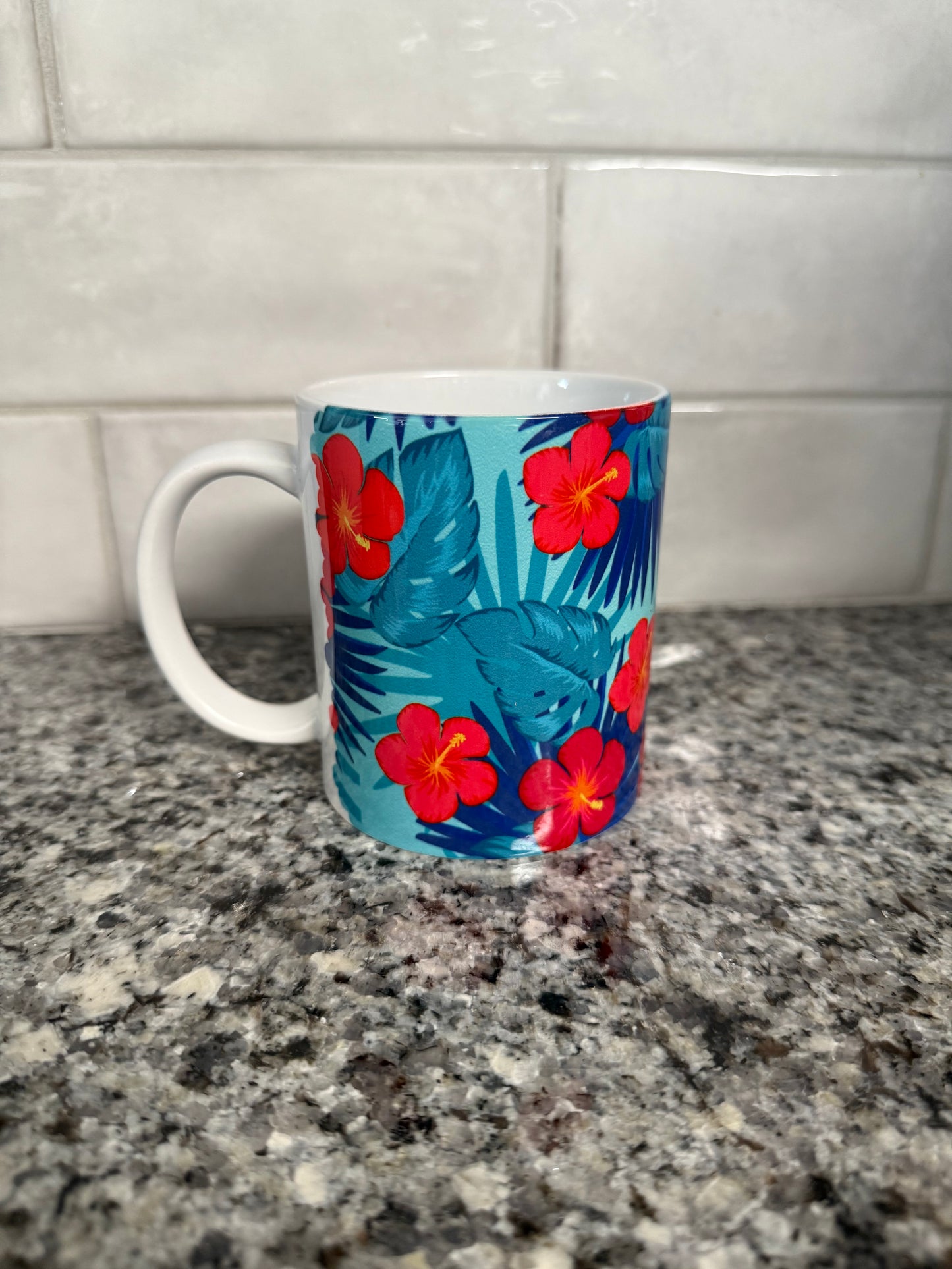 Coffee/Tea Mug - Tropical Flowers