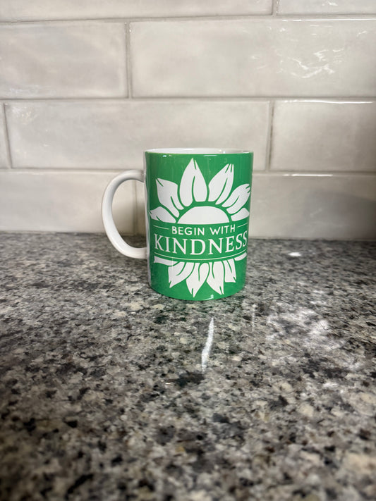 Coffee/Tea Mug - "Begin with Kindness"