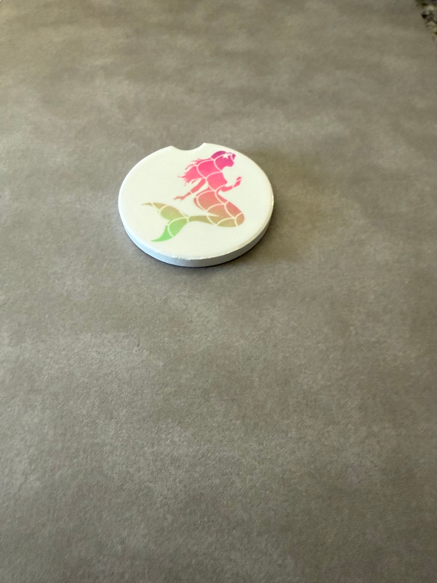 Car Coaster - Mermaid (Pink)