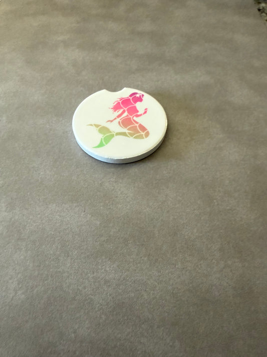 Car Coaster - Mermaid (Pink)