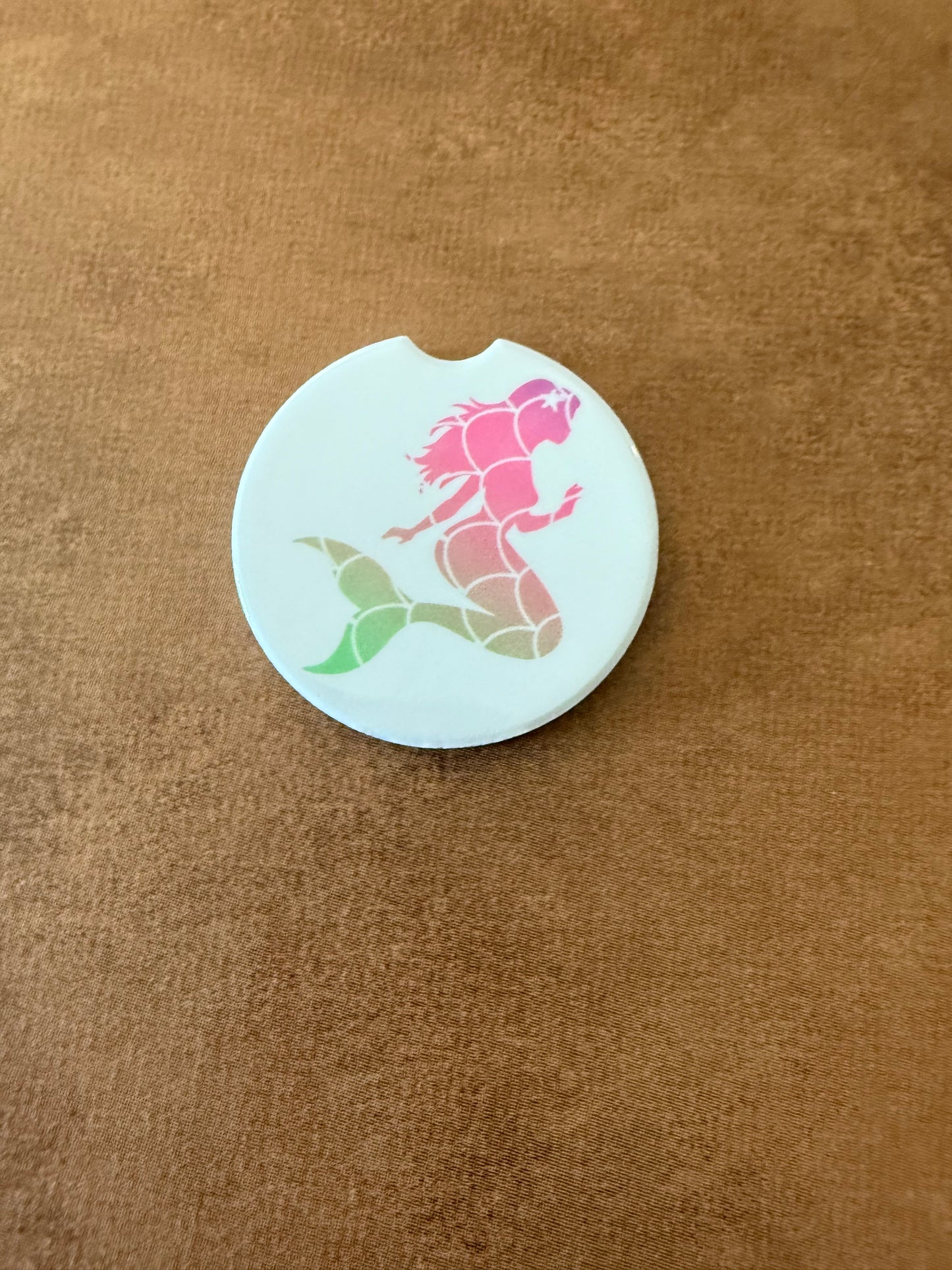Car Coaster - Mermaid (Pink)