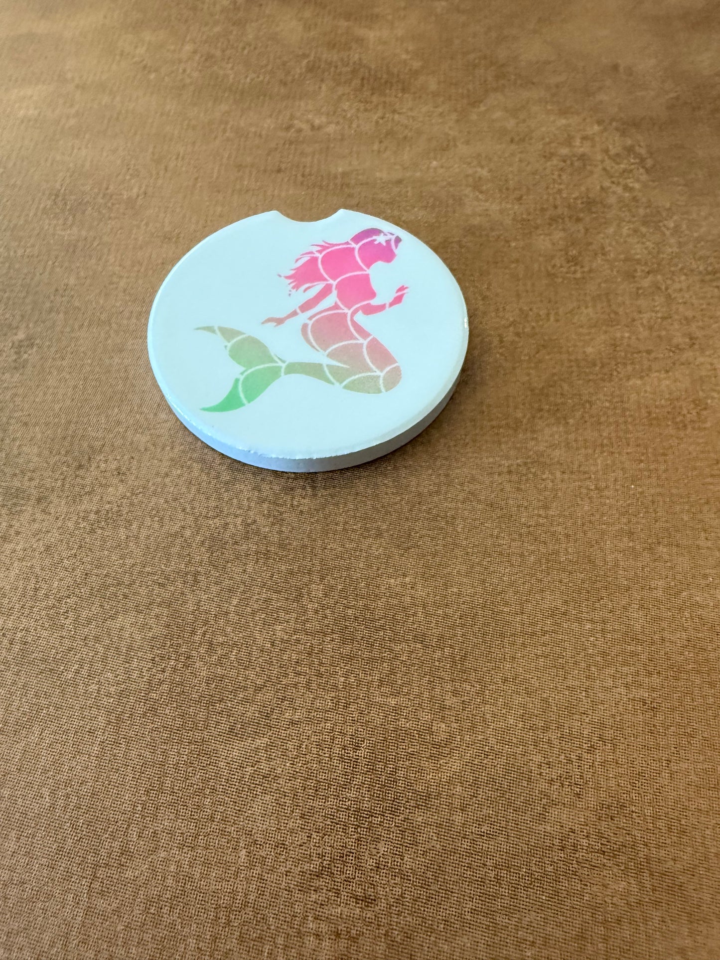 Car Coaster - Mermaid (Pink)