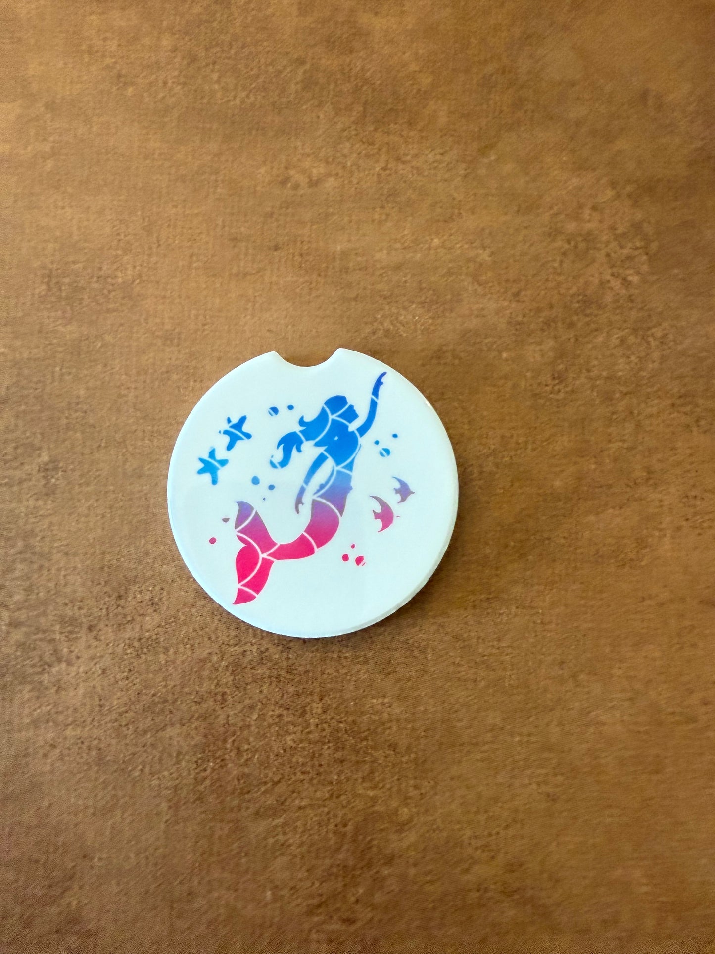 Car Coaster - Mermaid (Pink)