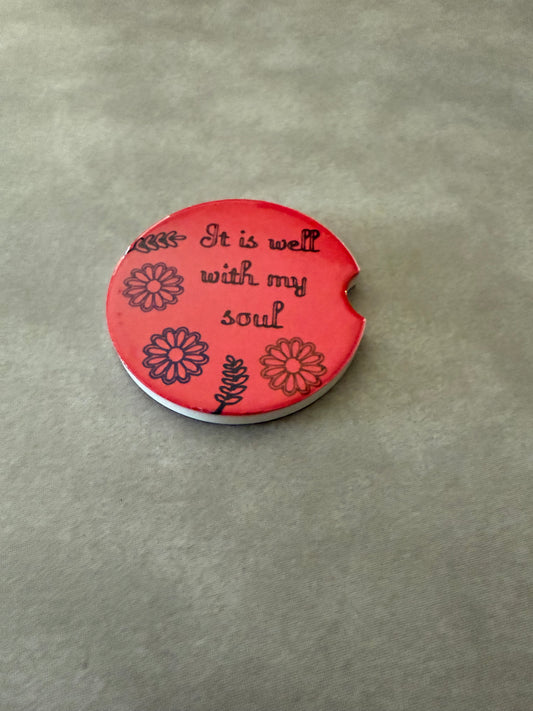 Car Coaster - "It is Well with My Soul"