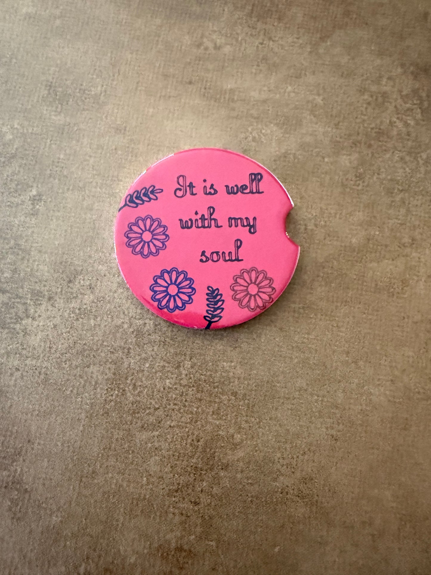 Car Coaster - "It is Well with My Soul"
