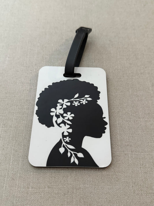 Luggage Tag - African American Girl