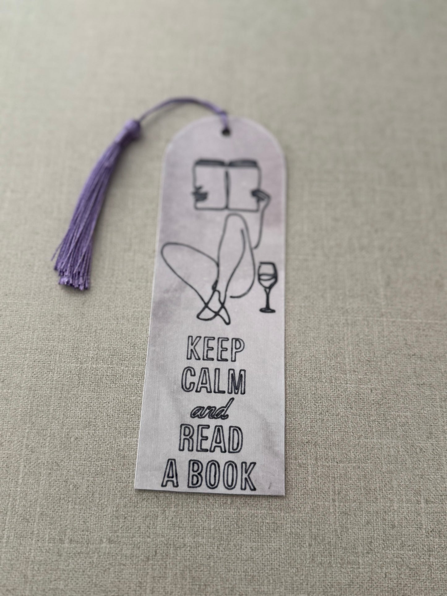 Bookmark - Keep Calm and Read a Book