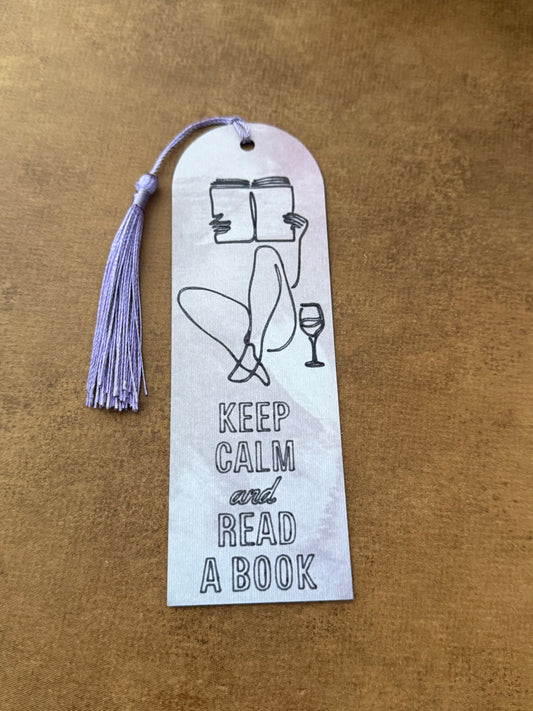 Bookmark - Keep Calm and Read a Book