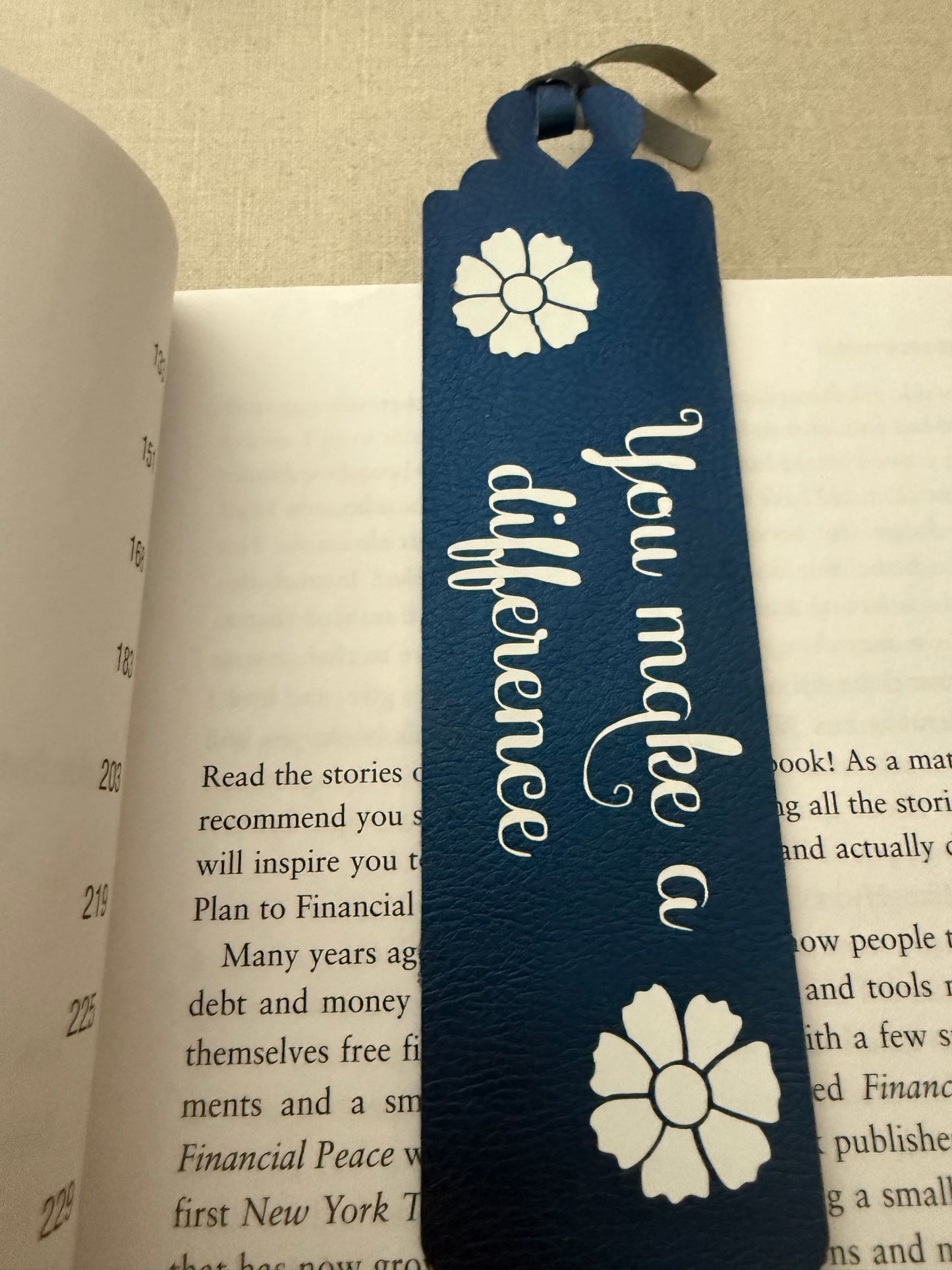 Bookmark - "You Make a Difference"