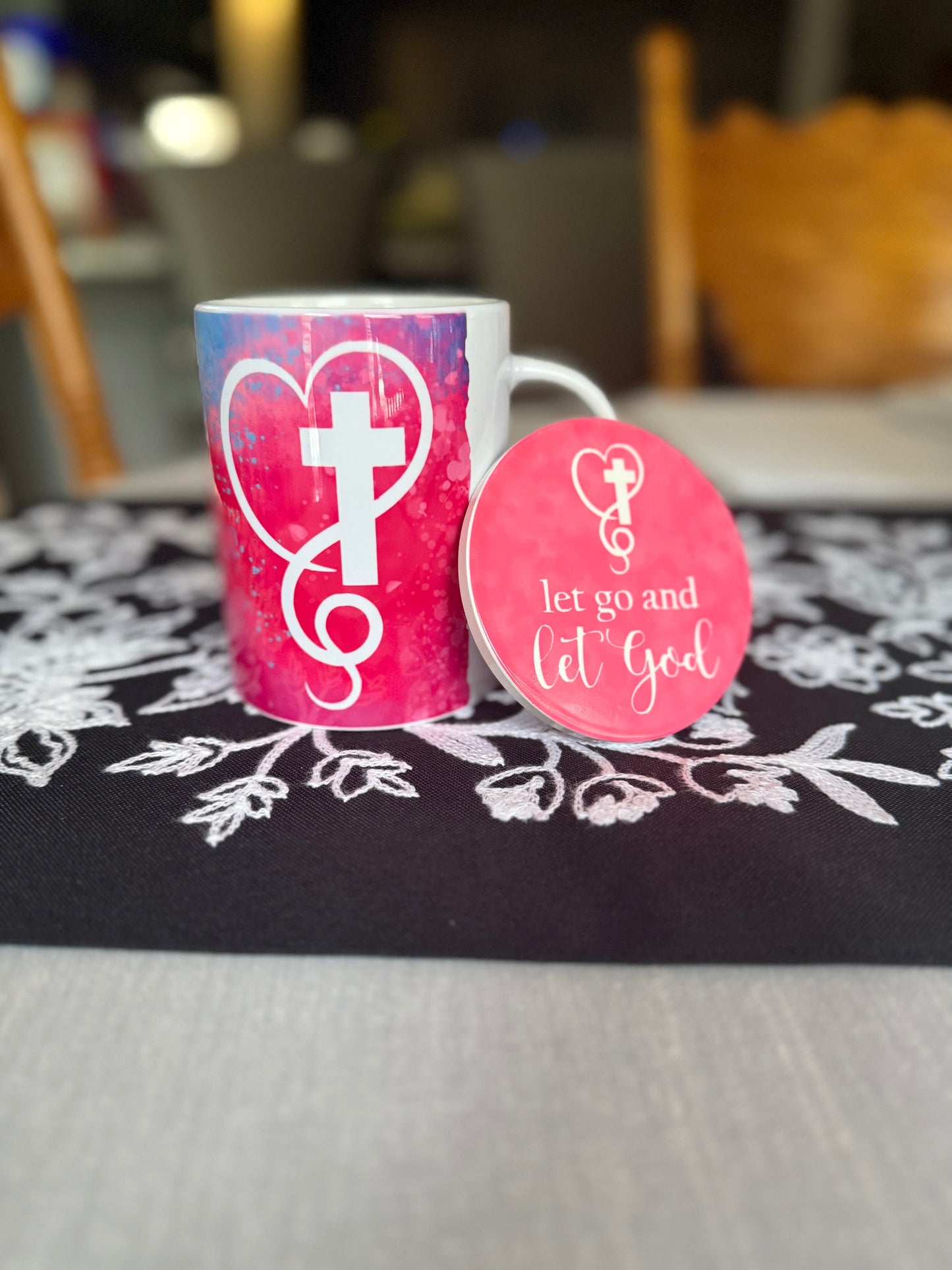 Coffee/Tea Mug - Let Go and Let God