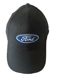 Men's black baseball cap with "Ford" patch on the front.