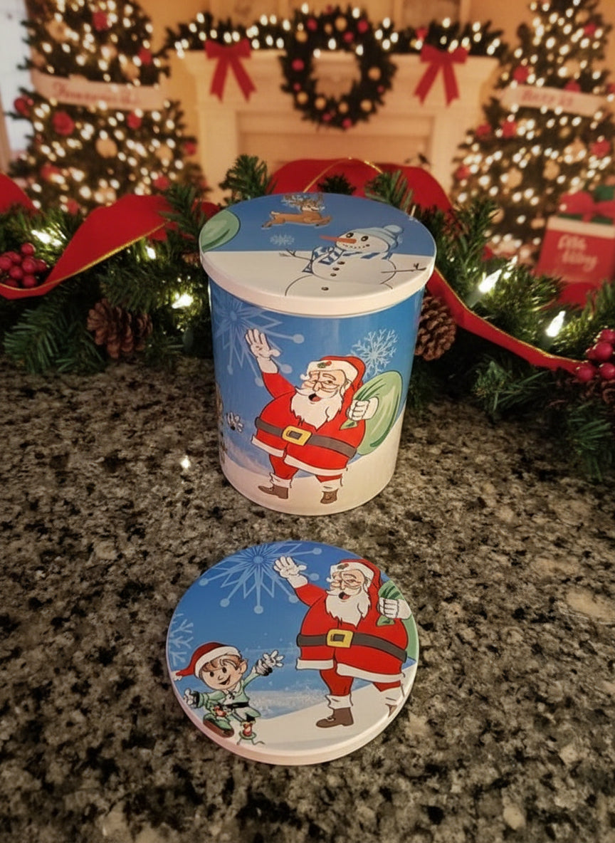 Santa Clause mug, Santa Clause and Elf drink coaster, Santa Claus and Reinder drink coaster, Roxzell