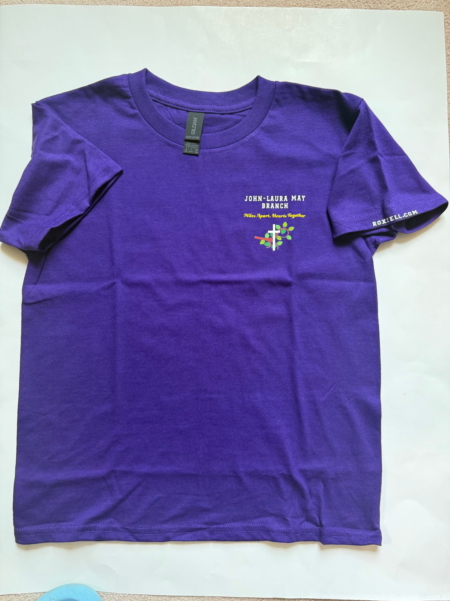 May Family Reunion “Miles Apart, Hearts Together” Personalized Family Tree T‑Shirt