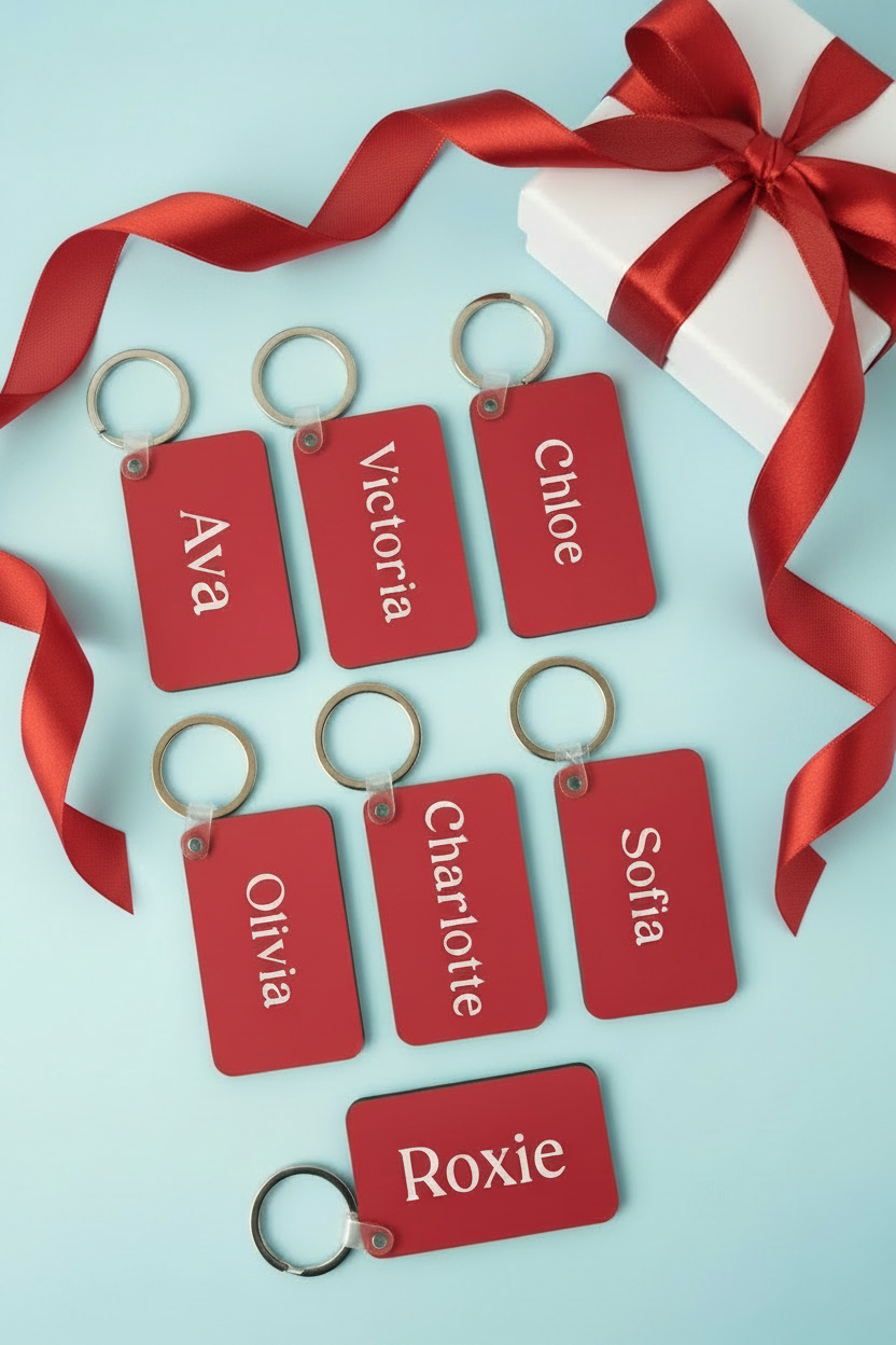 Personalized Women's Name Keychain – Custom Name