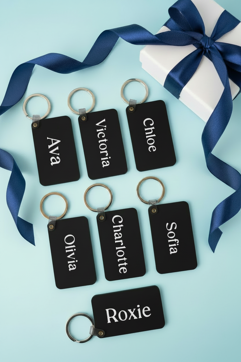 Personalized Women's Name Keychain – Custom Name